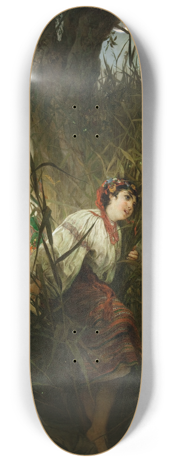 Witold Pruszkowski - Water Nymphs 8.25 inch art skate deck