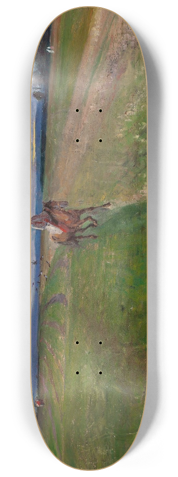 Wodzimierz Tetmajer - Peasant on horseback 8.25 inch art skate deck