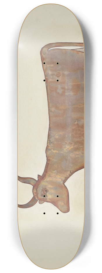 Wynna Wright - Cow Weather Vane 8.25 inch art skate deck