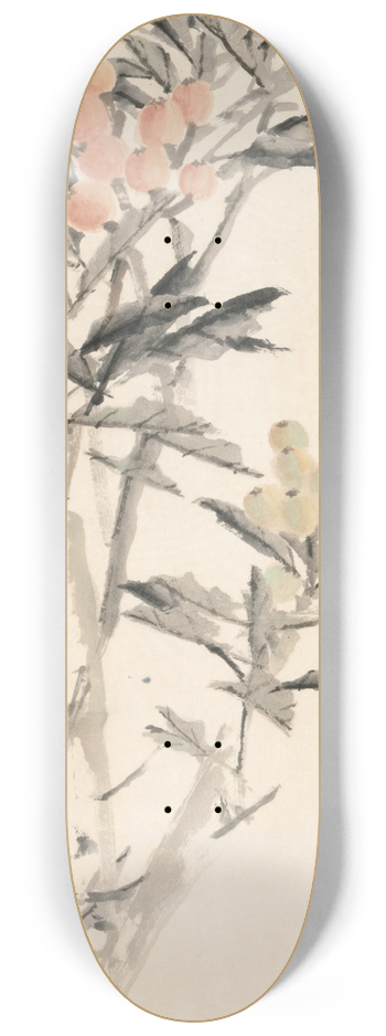 Xugu - Pipa (Loquats) 8.25 inch art skate deck
