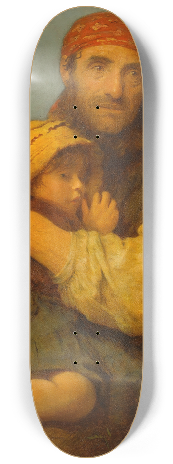 John Morgan - The lion and the lamb 8.25 inch art skate deck