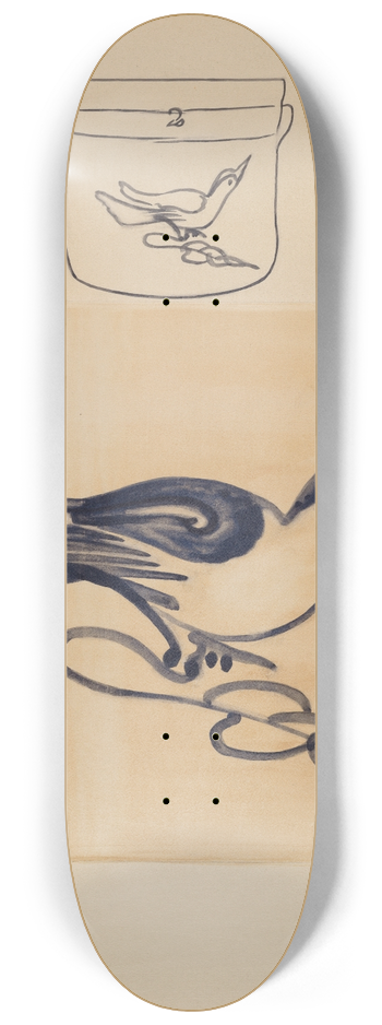 Yolande Delasser - Crock 8.25 inch art skate deck