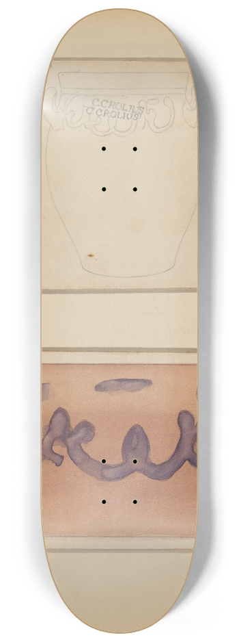 Yolande Delasser - Crock 8.25 inch art skate deck