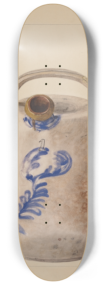Yolande Delasser - Harvester Jug 8.25 inch art skate deck