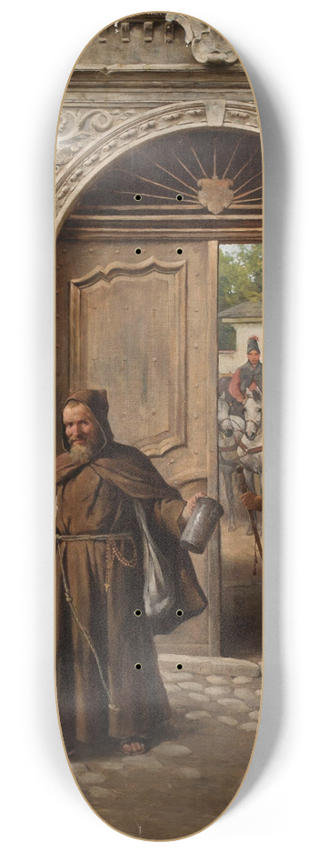 Zygmunt Ajdukiewicz - Generous alms 8.25 inch art skate deck