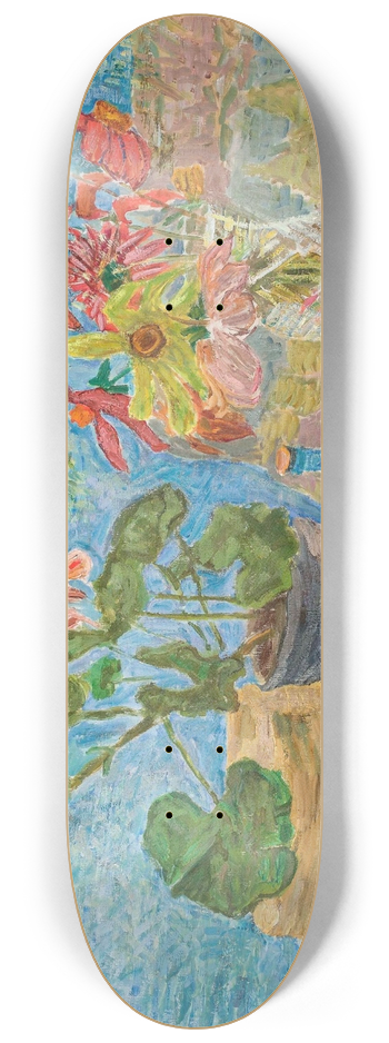 Zygmunt Waliszewski - Flowers and fruit 8.25 inch art skate deck
