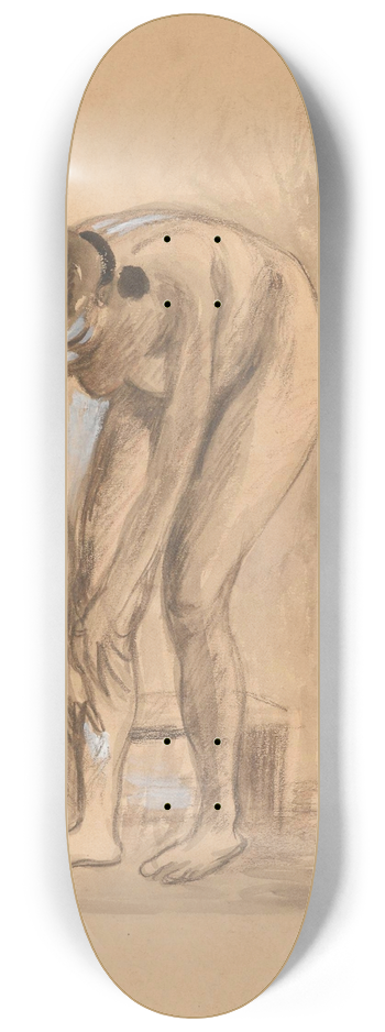 Zygmunt Waliszewski - Leaning nude, I 8.25 inch art skate deck