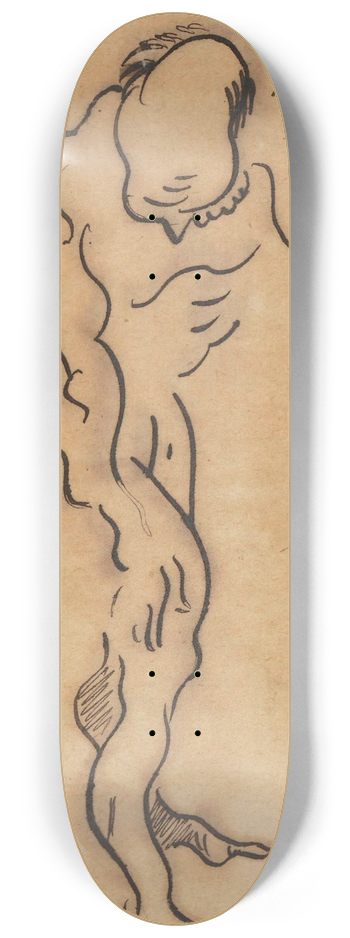 Zygmunt Waliszewski - Old man 8.25 inch art skate deck