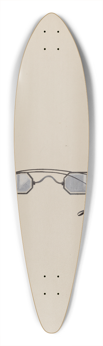 Frank Nelson - Spectacles 39.3 inch art pintail longboard deck