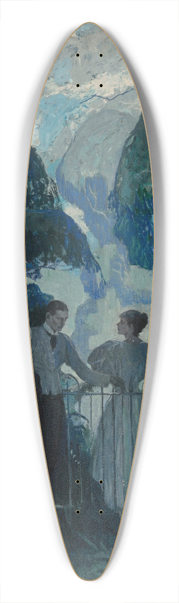 Frank Street - The Midlander 39.3 inch art pintail longboard deck