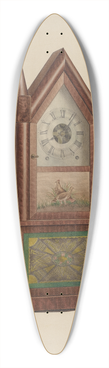 Frank Wenger - Shelf Clock 39.3 inch art pintail longboard deck
