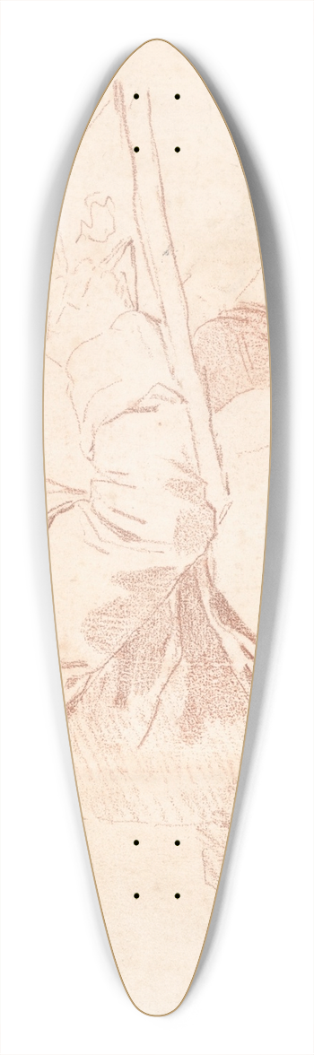 Franois-Andr Vincent - An ArtistSketching 39.3 inch art pintail longboard deck