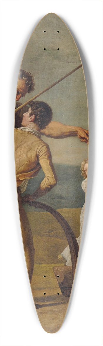 Franois-Andr Vincent - The Ploughing Lesson; a Study For lagriculture 39.3 inch art pintail longboard deck