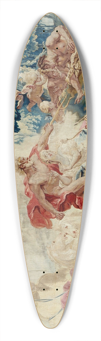 Franois Boucher - Neptune et Amymon 39.3 inch art pintail longboard deck