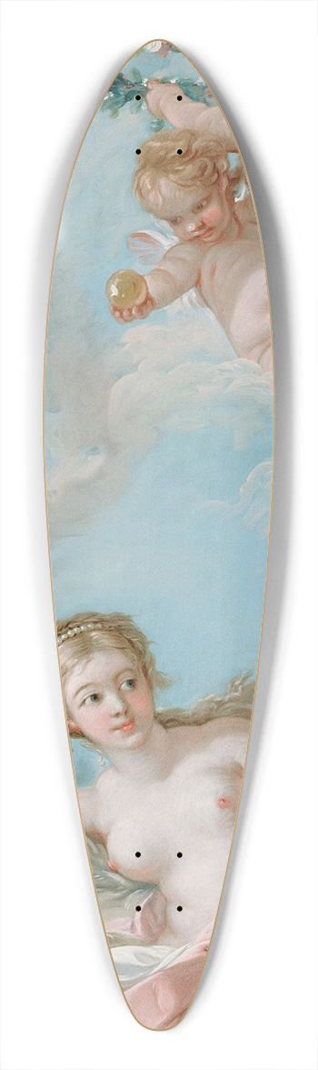 Franois Boucher - Venus on The Waves 39.3 inch art pintail longboard deck