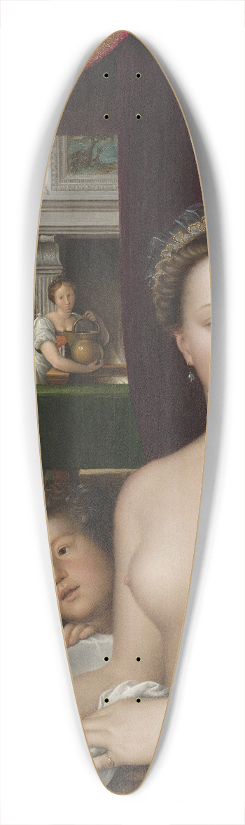 Franois Clouet - A Lady in Her Bath 39.3 inch art pintail longboard deck