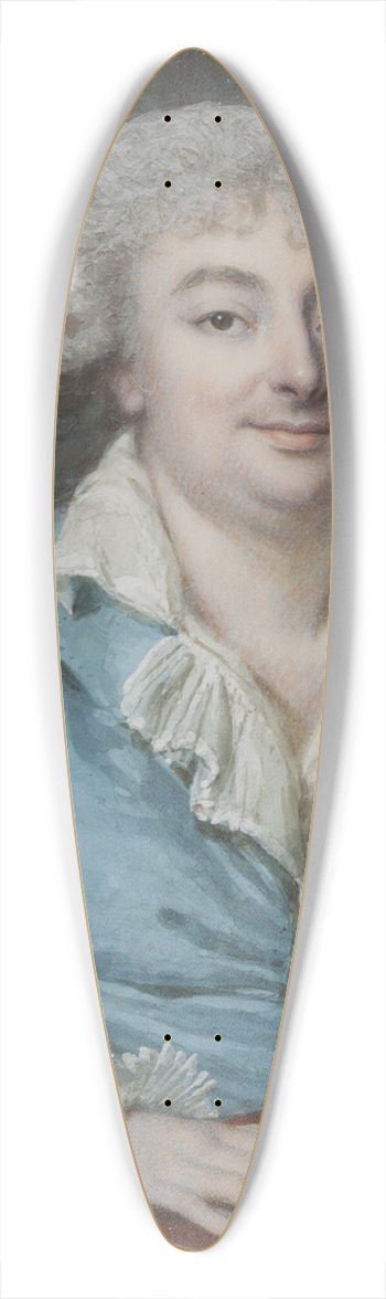 Franois Dumont - Unknown man 39.3 inch art pintail longboard deck