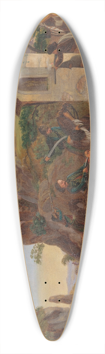 Frantiek Belopotock - Bandit Ambush 39.3 inch art pintail longboard deck