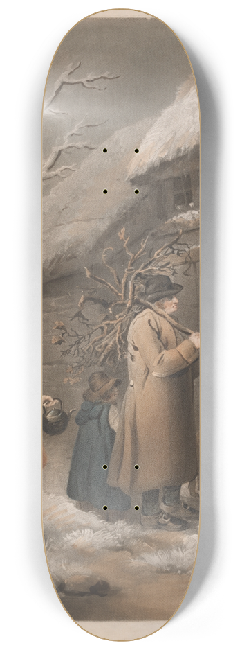 John Raphael Smith - Cottage Family 8.25 inch art skate deck