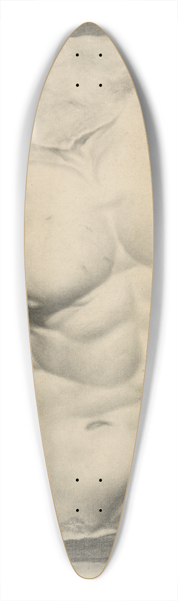 Frantiek Klimkovi - Torso casting study 39.3 inch art pintail longboard deck