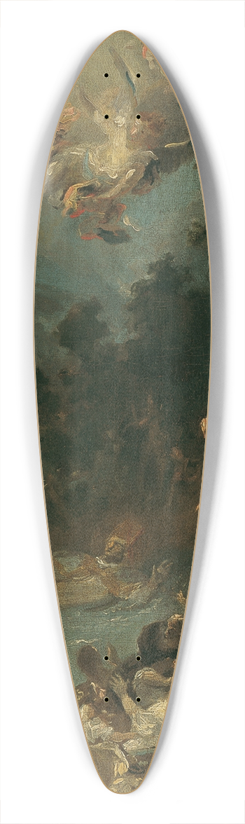 Franz Anton Maulbertsch - Das Martyrium des heiligen Quirinus 39.3 inch art pintail longboard deck
