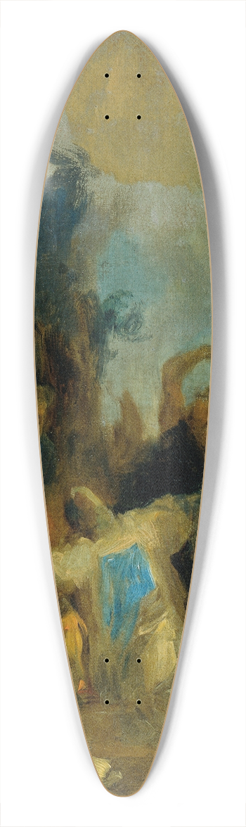 Franz Anton Maulbertsch - Die Steinigung des heiligen Stephanus 39.3 inch art pintail longboard deck