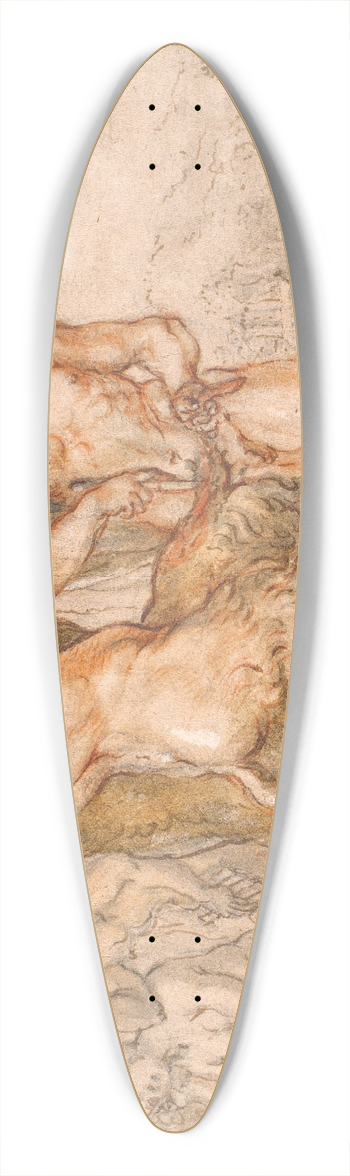 Franz Cleyn - Apollo flr Marsyas 39.3 inch art pintail longboard deck