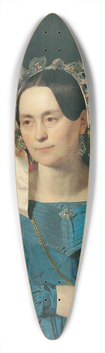 Franz Eybl - Dame in blauem Kleid 39.3 inch art pintail longboard deck
