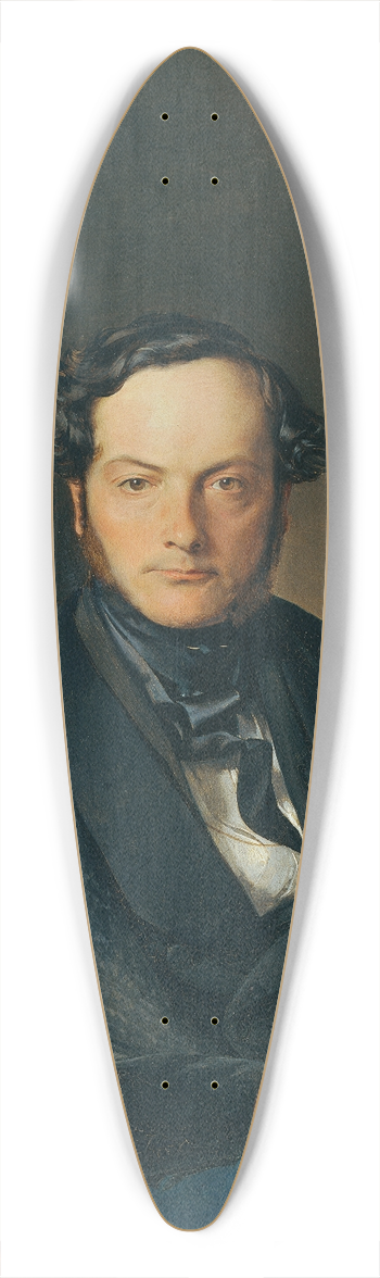 Franz Eybl - Herr Nadassy 39.3 inch art pintail longboard deck