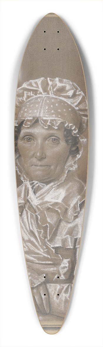 Franz Krger - Eine Dame mit Spitzenhubchen 39.3 inch art pintail longboard deck