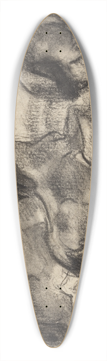 Franz Marc - Three Horses in a Hilly Landscape 39.3 inch art pintail longboard deck