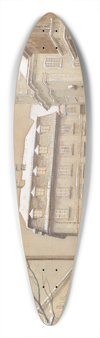 Franz Poledne - Dbling 39.3 inch art pintail longboard deck