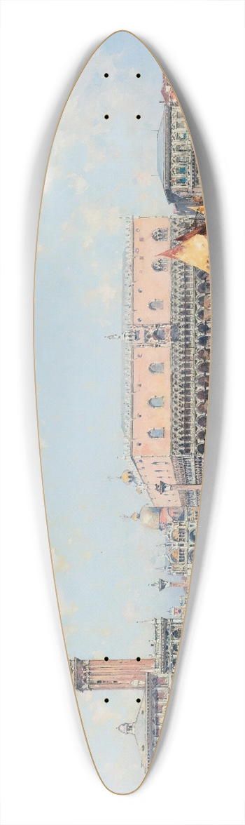 Franz Richard Unterberger - Grand Canal, Venice 39.3 inch art pintail longboard deck