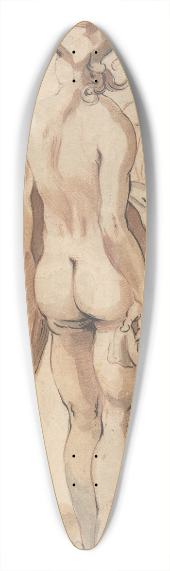 Franz Schtz - The Three Graces 39.3 inch art pintail longboard deck