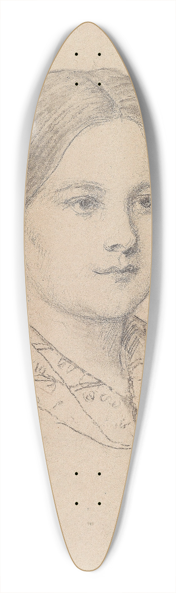Franz von Defregger - Bildnis eines jungen Bauernmdchens 39.3 inch art pintail longboard deck