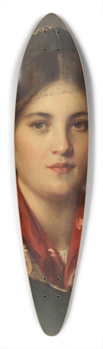 Franz von Defregger - Dirndl mit Spitzenhaube 39.3 inch art pintail longboard deck