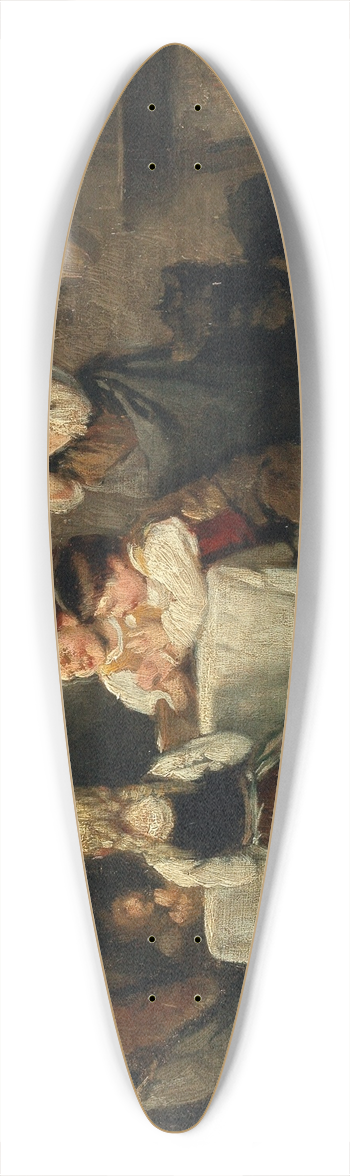 Franz von Defregger - The Grace (study) 39.3 inch art pintail longboard deck