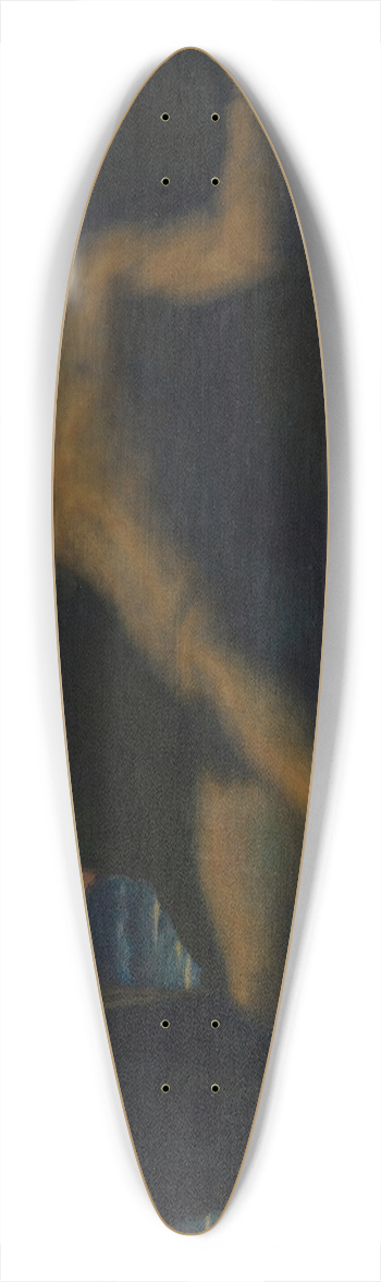 Franz von Stuck - Prometheus 39.3 inch art pintail longboard deck