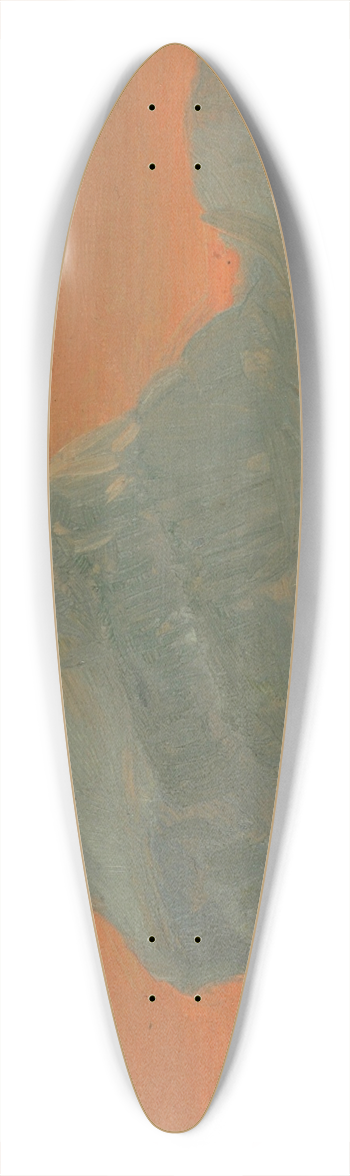 Frederic Edwin Church - Iceberg Against Evening Sky 39.3 inch art pintail longboard deck