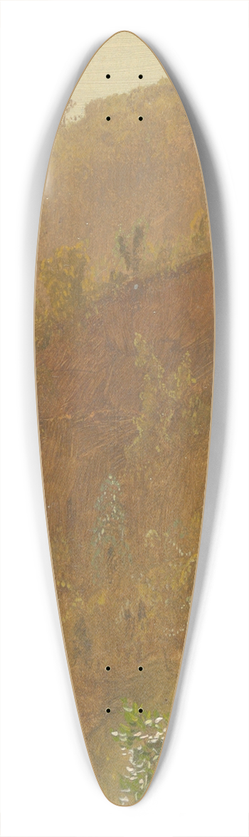 Frederic Edwin Church - Landscape IV 39.3 inch art pintail longboard deck