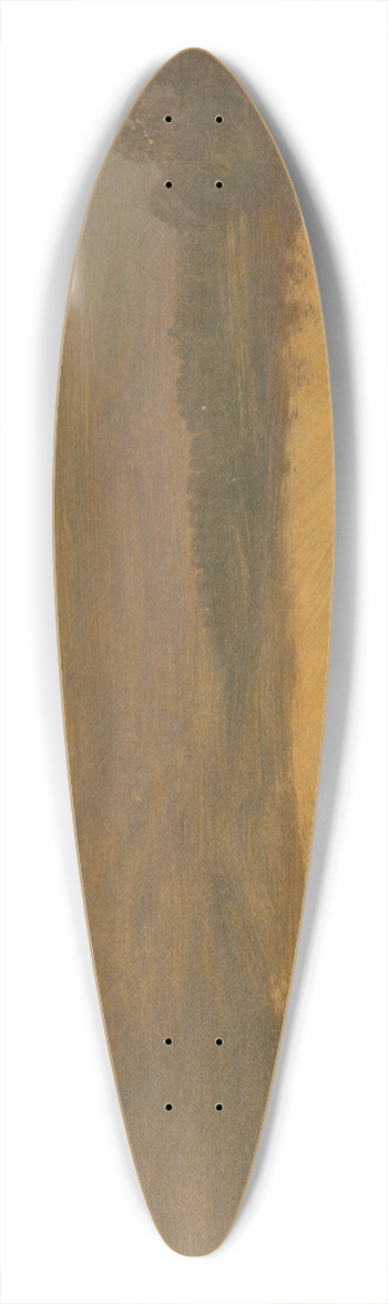 Frederic Edwin Church - Mountainous landscape 39.3 inch art pintail longboard deck