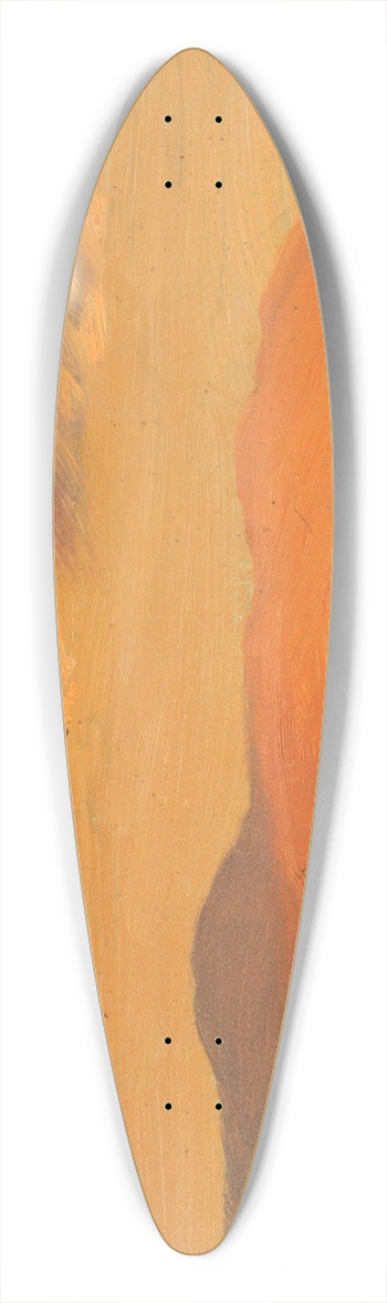Frederic Edwin Church - Sunset, Hudson Valley 39.3 inch art pintail longboard deck