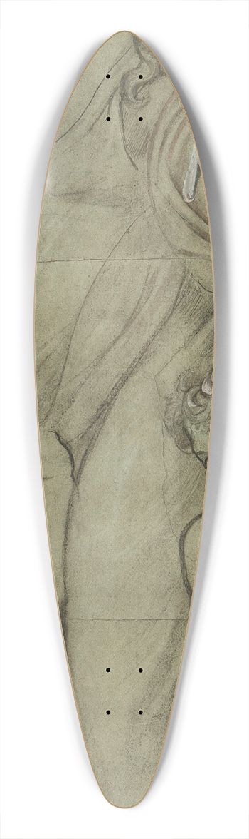 Frederic James Shields - Eve, Cain and Abel 39.3 inch art pintail longboard deck