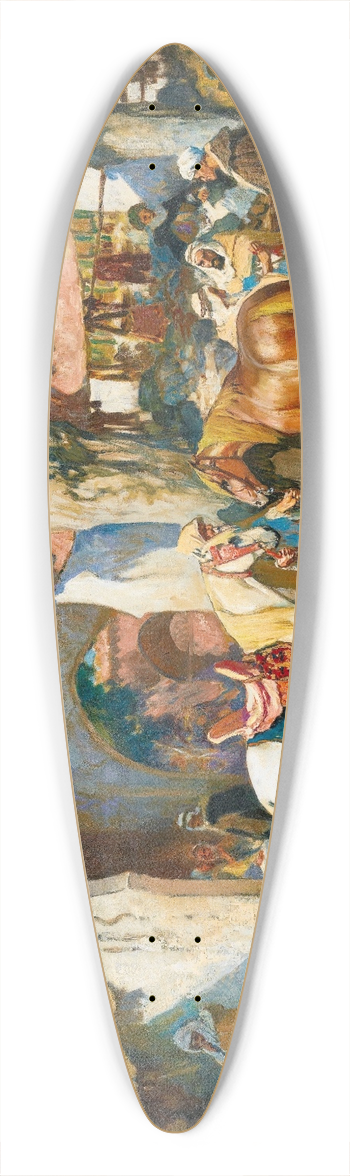 Frederick Arthur Bridgman - Dans le souk. Alger 39.3 inch art pintail longboard deck