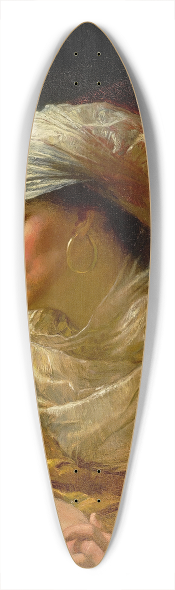 Frederick Arthur Bridgman - The Glance 39.3 inch art pintail longboard deck