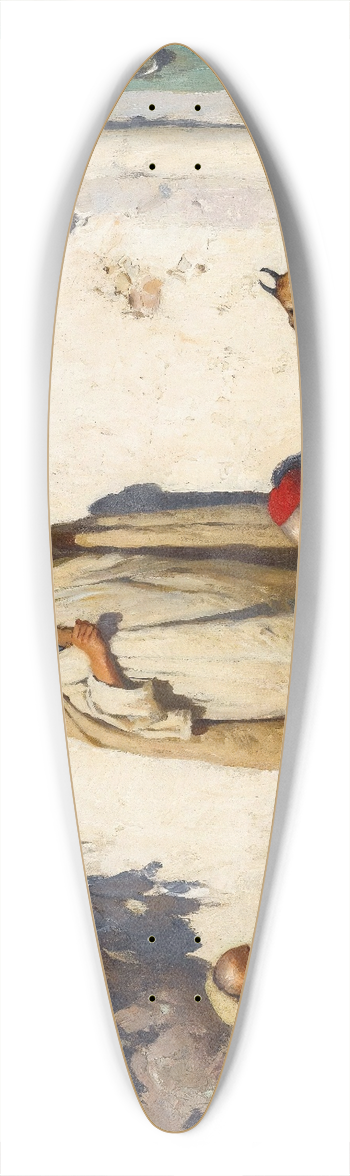 Frederick Arthur Bridgman - The Young Scribe 39.3 inch art pintail longboard deck
