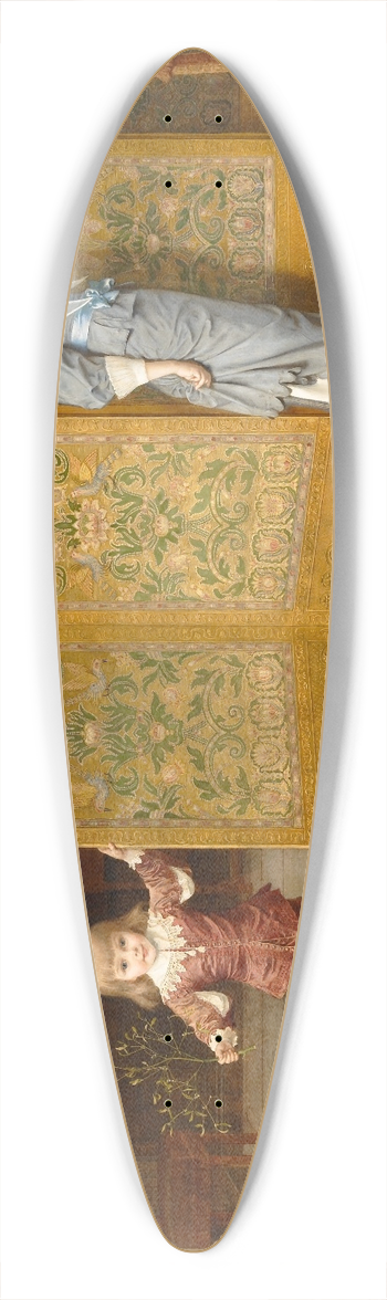 Frederick Goodall - Puritan and Cavalier 39.3 inch art pintail longboard deck