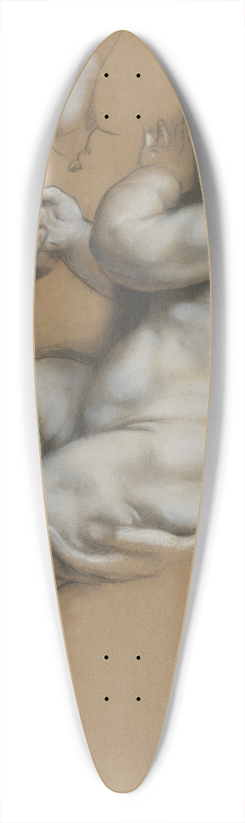 Frederick Goodall - Study of a Baby 39.3 inch art pintail longboard deck