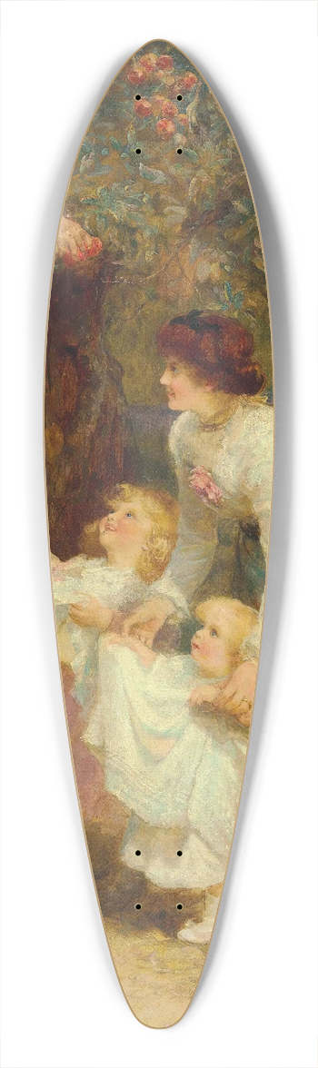Frederick Morgan - Apple Time 39.3 inch art pintail longboard deck
