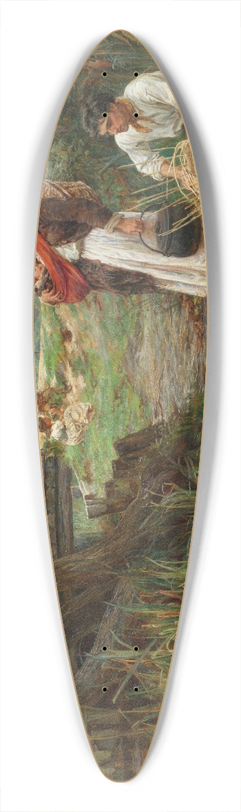 Frederick Morgan - Not of the Fold 39.3 inch art pintail longboard deck
